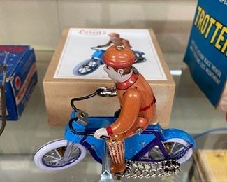 Lorenz Tin Litho Key Wind Motorcycle in Box