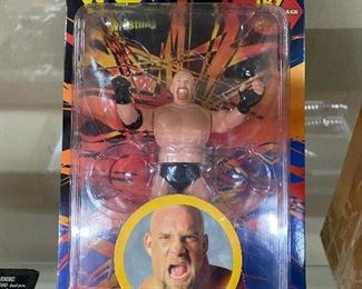 1997 WCW Atomic Elbow Goldberg in Package