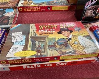 Old Wyatt Earp Paint by Number Set