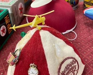 Old Whirlybird Helicopter Beanie