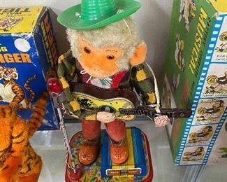 Alps Battery Operated Rock n Roll Monkey