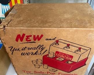 Toy Soda Pop Fountain in Original Box