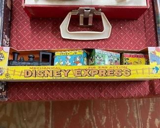 Mechanical Tin Litho Disneyland Express in Box