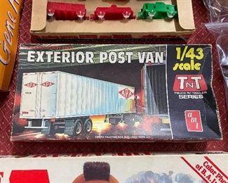AMT Exterior Post Van Model Kit in Box