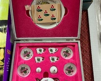 Barbie 25th Anniversary Tea Set in Box