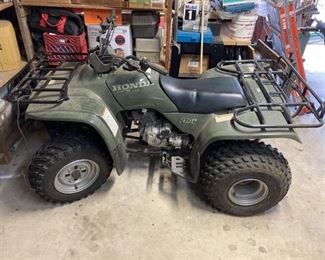 1995 Honda Fourtrax 4x4 ATV. Turns Over but needs new battery. Old Fuel line that might need some attention. Great ATV!!!