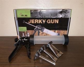 Chard Jerkey Gun. Comes as is in original box.