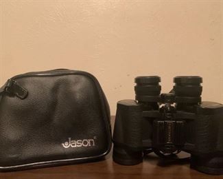 Jason Empire Mercury binoculars 7 x 35 coated optics with carrying case.