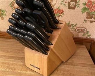 Farberware Knife Block with Knives