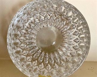 $32 Gorham West Germany crystal bowl.  6.25" diam, 2.75" H. 