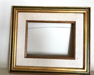 $22 Gilt picture frame #1.  21" W x 16.75" H. 
