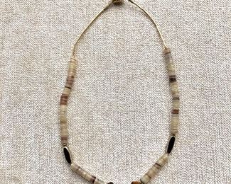 $18 beaded necklace.  15"L