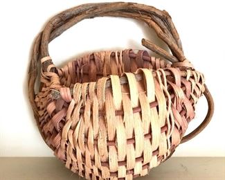 $25 Woven basket 11 ' by 11"