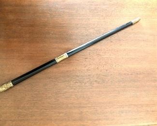 $125  - Swagger stick - engraved - approx. 15"