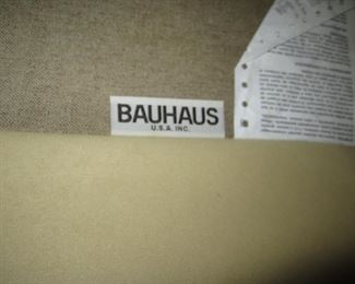 BRAND OF MATCHING SOFA AND CHAIR BY BAUHAUS