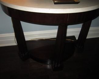 HALF MOON TABLE BY BARBARA BARRY FOR BAKER