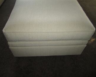 PAIR OF MATCHING OTTOMAN WITH SOFA