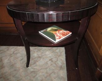 FLUTED EDGE CENTER TABLE BARBARA BARRY FOR BAKER