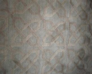 DETAIL OF LIVING ROOM AREA RUG 23 BY 14.5