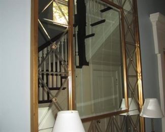 LARGE GOLD MIRROR