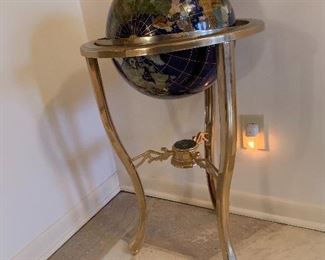 Globe on stand