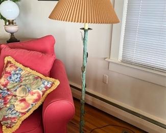 Floor Lamp - Vine & Leaf,