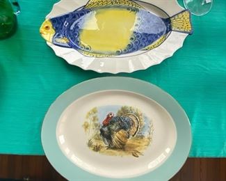 Italian Fish Platter,
Turkey Platter,