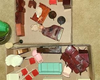 ANTIQUE Toy Doll House Accessories