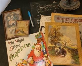 Miscellaneous ANTIQUE BOOKS, Framed Art and other Miscellaneous