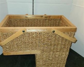 An "Over the Chair " BASKET. Great for Sewing or Knitting