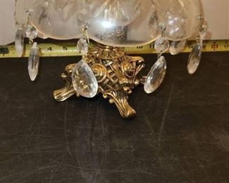 TABLE TOP DECOR. Glass and Brass