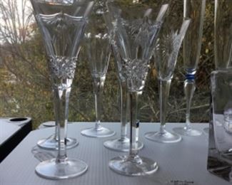 Waterford toasting flutes