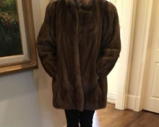 Beautiful mink jacket