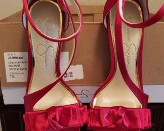 Jessica Simpson red shoes size 7M