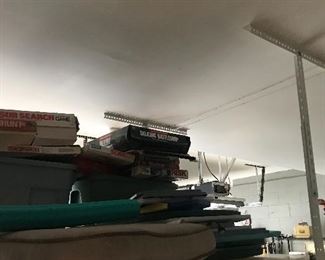 Heavy Metal Storage shelf and games