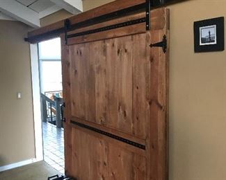 2 Barn Doors and Tracks