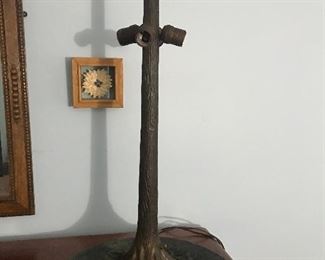 Handel Lamp Base with goes with the Stain glass shade. There a 2 lamps with different shades