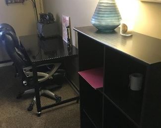 Desks and Chairs, Storage units
