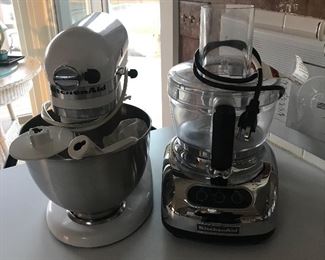 Kitchen Aid Mixer and  Food Processor