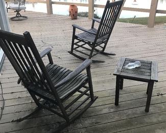 Cracker  Barrel Style Rocking Chairs