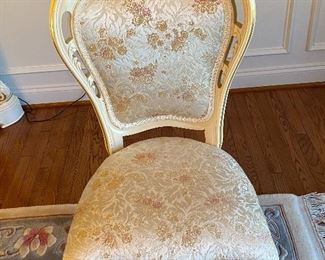 1 of four regular side chairs. 