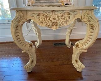 1 Of 2 end tables in this beautiful Celiné Italian made set. 