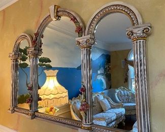 Authentic beautiful decorated Capodimonte mirror with great extensive details. 

2500.00 OBO 