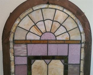 Large hanging stained glass