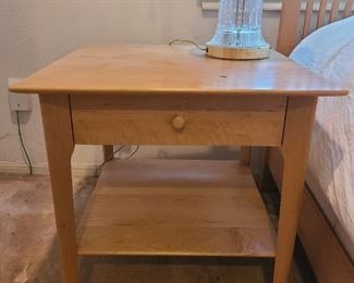 Copeland - one drawer w/shelf bedside table (we have 2)
