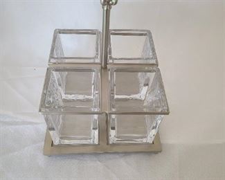 Aerial view of silverware caddy by Southern Living