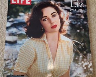 Commemorative LIFE magazine "Remembering Liz" 
1932 to 2011