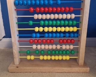 Abacus math beads