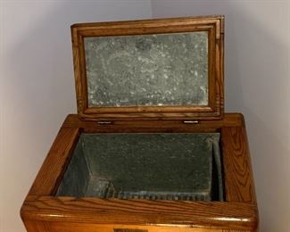 McKee Rival Antique Ice Box now for sale.  It is in really very nice condition.  Interested?  Text me at (518) 944-0256 