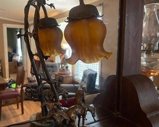 "End of the Trail" Lamp